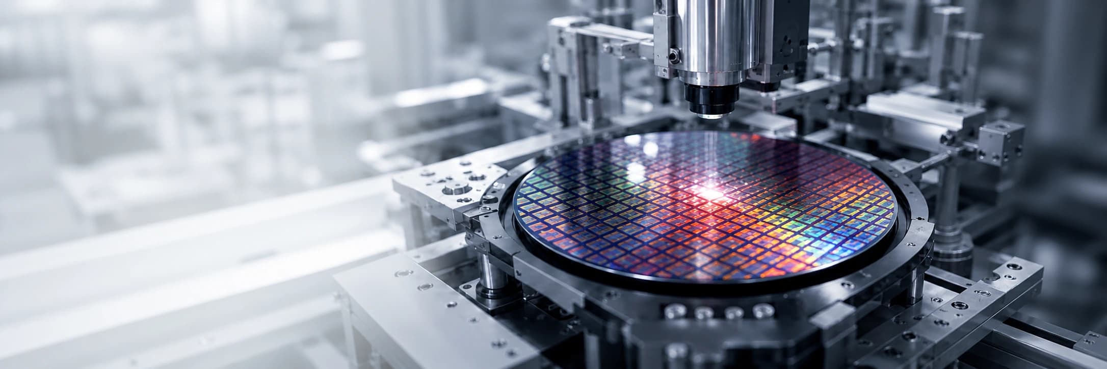 Semiconductor wafer under automated optical inspection