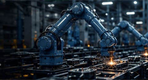 Robotic smart factory production line