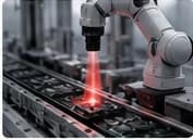 Robotic inspection action on a production line